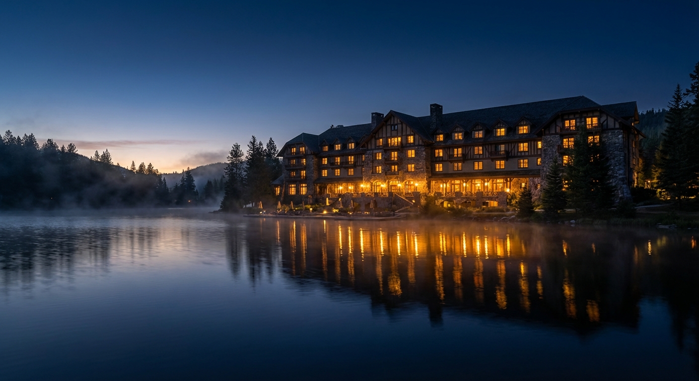 Luxury Hotel at Twilight